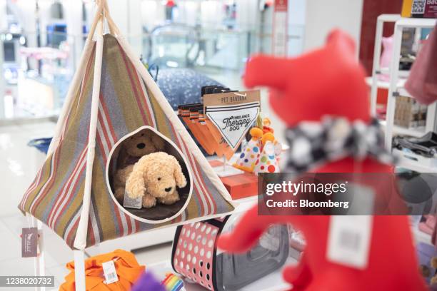 Pet products at the Macy's flagship store in New York, U.S., on Thursday, Jan. 6, 2022. Macy's Inc. Is transforming the world's largest department...