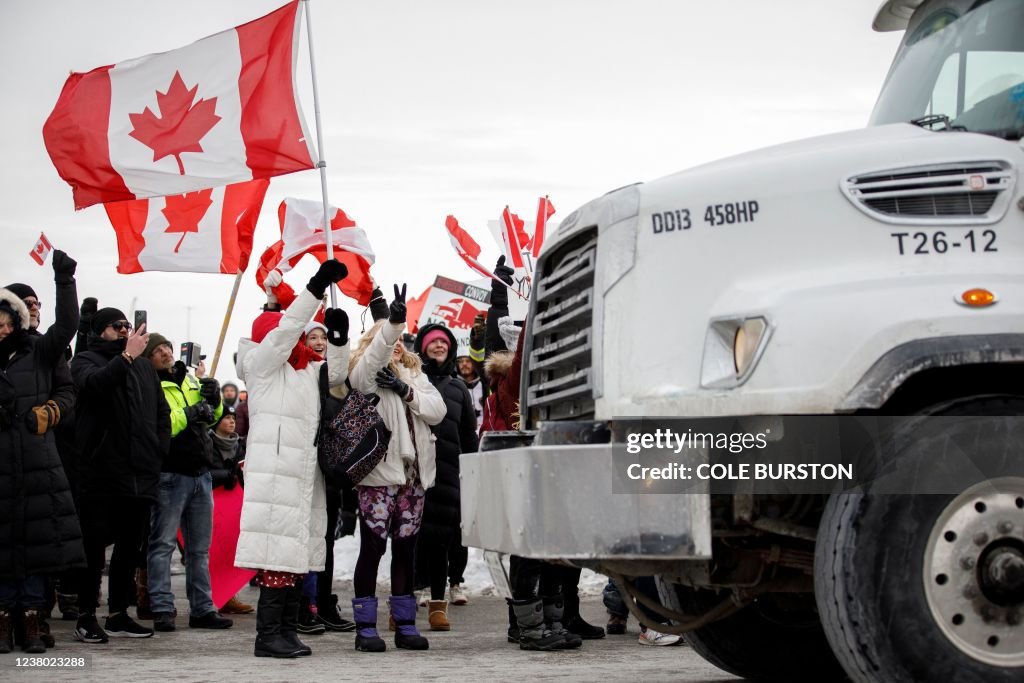 CANADA-HEALTH-VIRUS-VACCINE-MANDATE-TRUCKERS