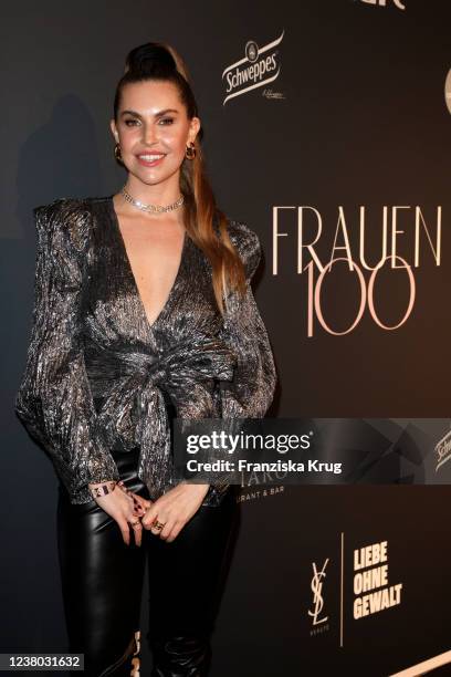 Ines Anioli during the Frauen100 at Hotel De Rome on January 27, 2022 in Berlin, Germany.
