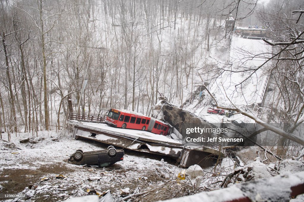 Bridge Collapses In Pittsburgh