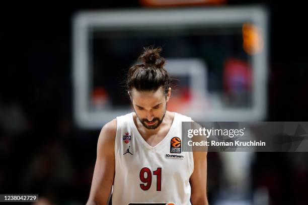 Alexey Shved, #91 of CSKA Moscow in action during the Turkish Airlines EuroLeague Regular Season Round 23 match between Unics Kazan and CSKA Moscow...