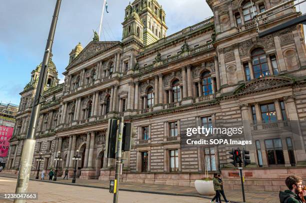 General view of Glasgow City Chambers.