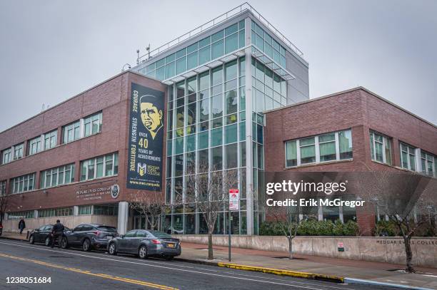 Main entrance to Medgar Evers College campus in Brooklyn.