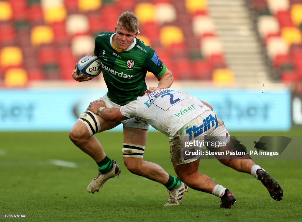 London Irish v Exeter Chiefs - Gallagher Premiership - Brentford Community Stadium