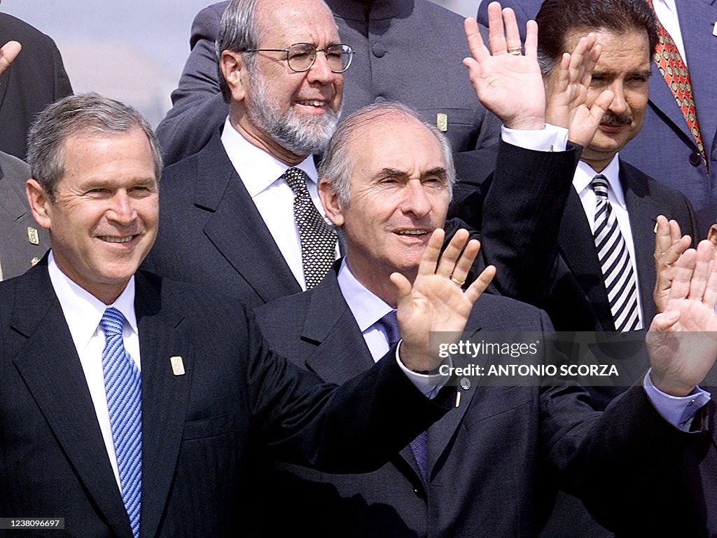 CANADA-SUMMIT-BUSHDE LA RUA-NOBOA
