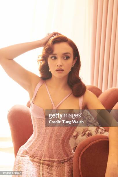 Actor Olivia Cooke is photographed for Vogue magazine on April 25, 2021 in London, England.