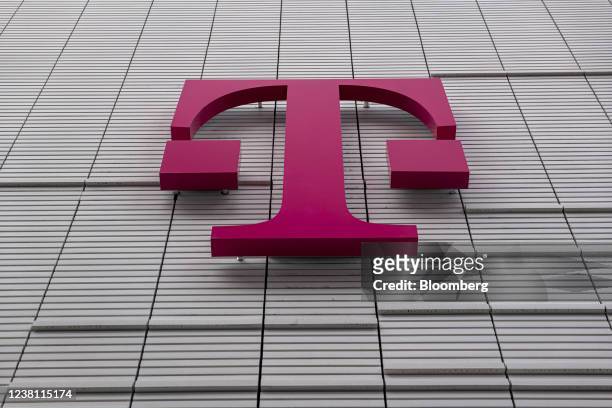 Signage for a T-Mobile store in San Francisco, California, U.S., on Monday Jan. 31, 2022. T-Mobile US Inc. Is scheduled to release earnings figures...
