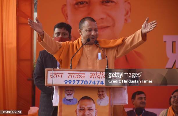 471 Up Cm Yogi Adityanath Photos and Premium High Res Pictures - Getty  Images