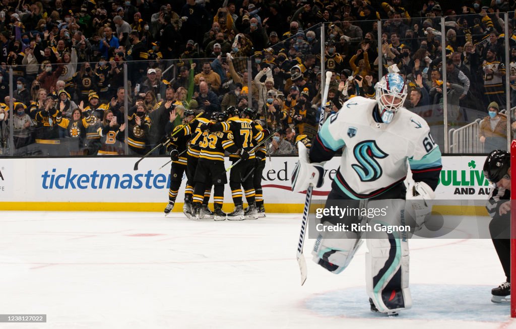 Seattle Kraken v Boston Bruins