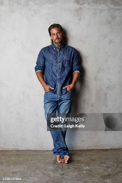 Actor Travis Fimmel is photographed for JON Magazine on August 18, 2020 in Los Angeles, California.
