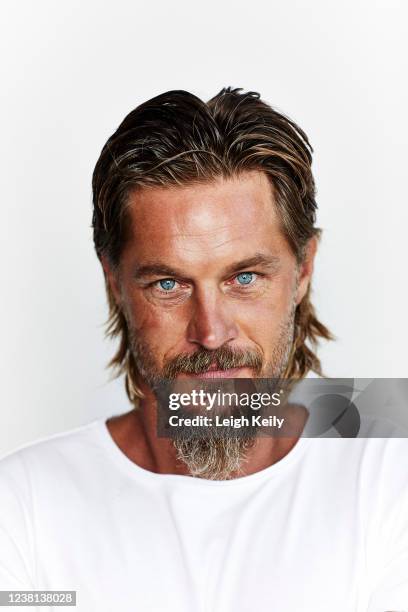 Actor Travis Fimmel is photographed for JON Magazine on August 18, 2020 in Los Angeles, California.