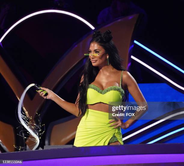 Nicole Scherzinger in the House Party episode of THE MASKED SINGER airing Wednesday, Oct. 6 on FOX.
