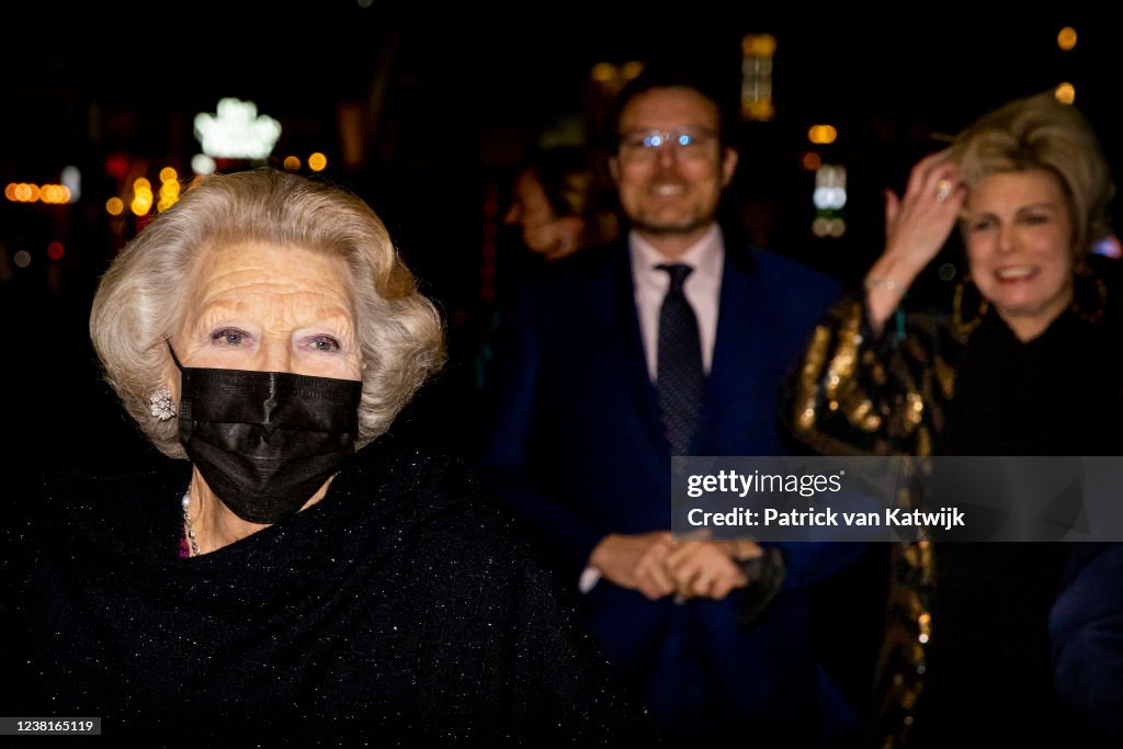 Princess Beatrix, Prince Contantijn and Princess Laurentien of The Netherlands Attend The Holland Dance Festival Opening