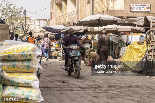 View from daily life in capital Bamako, Mali on February 3, 2022. The Economic Community of West African States placed sanctions on Mali as a result...