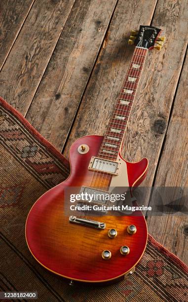 Gibson Custom Shop 50th Anniversary 1960 Les Paul Standard electric guitar, taken on November 6, 2020.