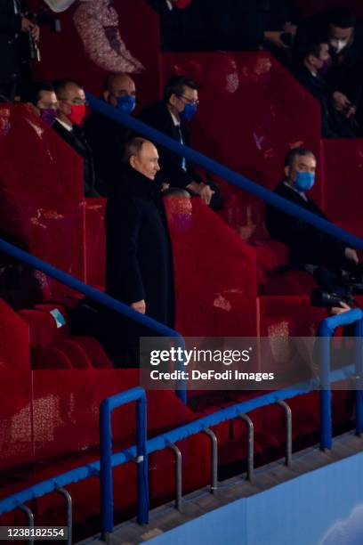 Wladimir Wladimirowitsch Putin during the Opening Ceremony at Beijing National Stadium on February 4, 2022 in Beijing, China.