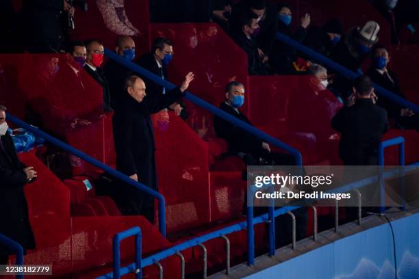 Wladimir Wladimirowitsch Putin during the Opening Ceremony at Beijing National Stadium on February 4, 2022 in Beijing, China.