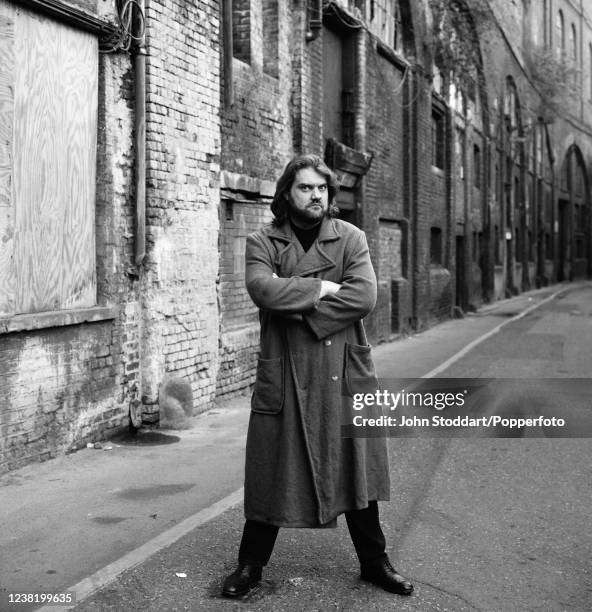 Welsh opera singer Bryn Terfel, photographed on 19th April, 1995.