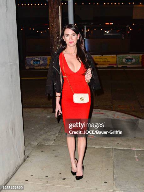 Erin Kristine Ludwig is seen on February 04, 2022 in Los Angeles, California.