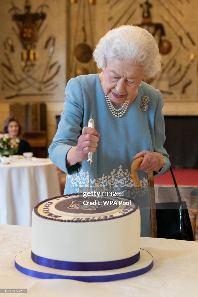 The Queen Hosts A Reception At Sandringham House On The Eve Of Accession Day