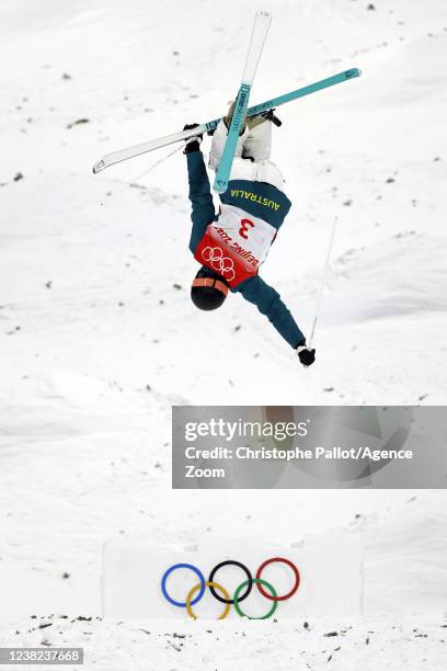 Jakara Anthony of team Australia wins the gold medal during the Olympic Games 2022, Men's Ski Freestyle Moguls on February 6, 2022 in Zhangjiakou...