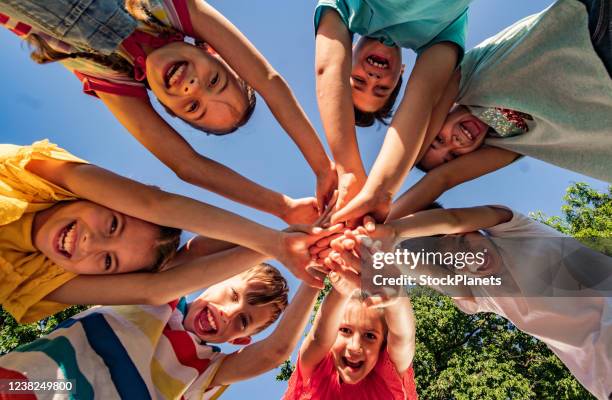 Hand Unity Activity 1,166 School Children Hands Together Stock Photos, High-Res Pictures ...