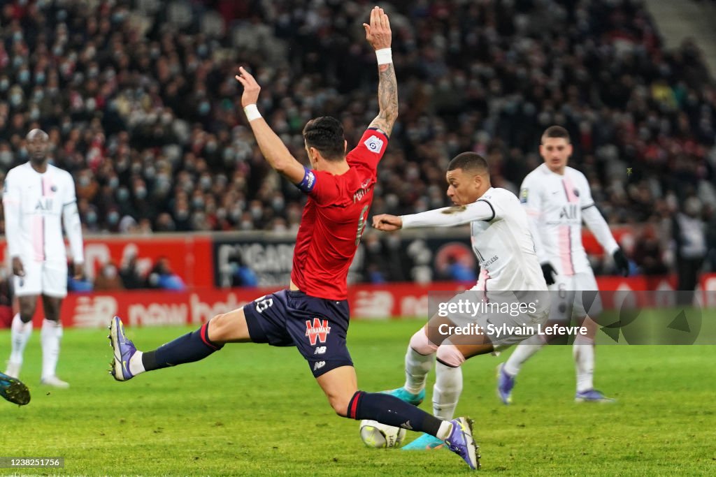 Lille OSC v Paris Saint Germain - Ligue 1 Uber Eats
