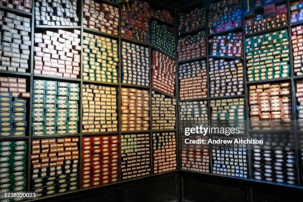 All the names of the crew who worked on the films in Ollivanders wand shop at Warner Bros studio tour, The Making of Harry Potter on the 27th of...