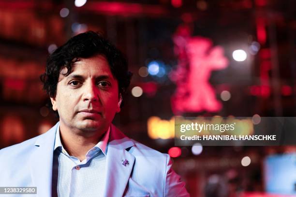 President of the international jury of the 72nd Berlinale Film Festival, US filmmaker M. Night Shyamalan, poses during a photo call in Berlin on...