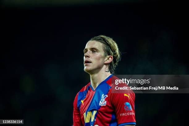 Conor Gallagher of Crystal Palace during the Premier League match between Norwich City and Crystal Palace at Carrow Road on February 9, 2022 in...