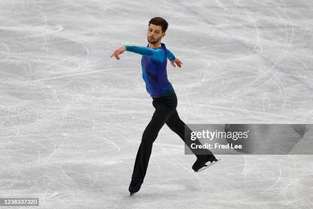 Brendan Kerry of Team Australia skates during the Men Single Skating Free Skating on day six of the Beijing 2022 Winter Olympic Games at Capital...