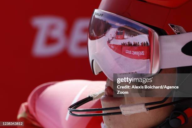 General view during the Olympic Games 2022, Men's Alpine Combined on February 10, 2022 in Yanqing China.