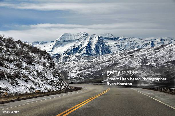 mount timpanogos - midway stock pictures, royalty-free photos & images