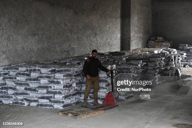 Factory for the manufacture of laurel soap in Afrin in the countryside of Aleppo, it is one of the oldest professions inherited through generations...