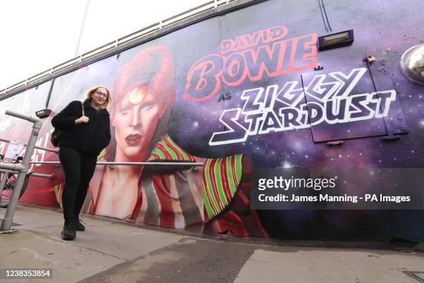 David Bowie mural unveiled in the underpass of the Tolworth Roundabout where the A3 meets the A240. It's 50 years ago this week that Bowie's iconic...