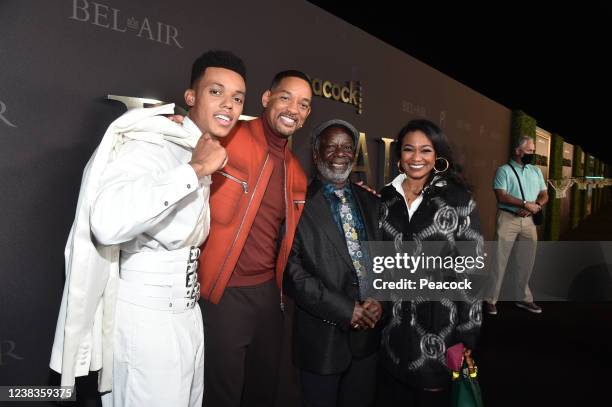 Premiere Event" -- Pictured: Jabari Banks, Will Smith, Executive Producer; Joseph Marcell, Tatyana Ali --