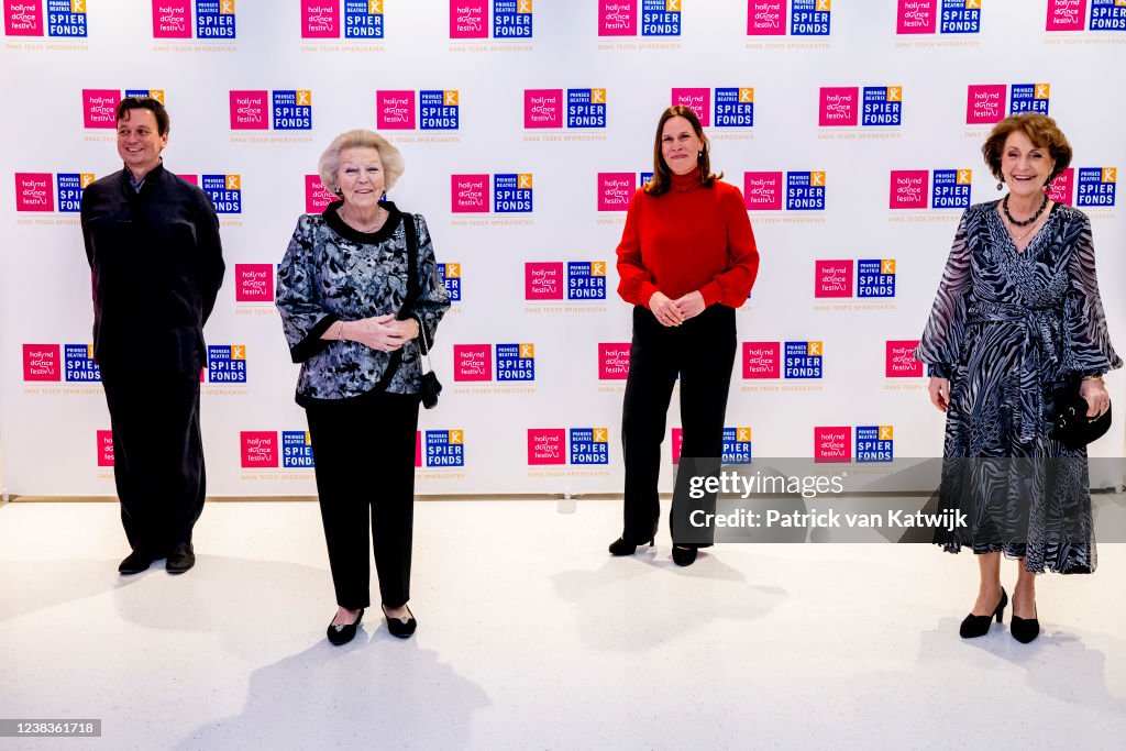 Princess Beatrix Of The Netherlands And Princess Margriet OF The Netherlands  Attend The Introdans Jubilee In Arnhem