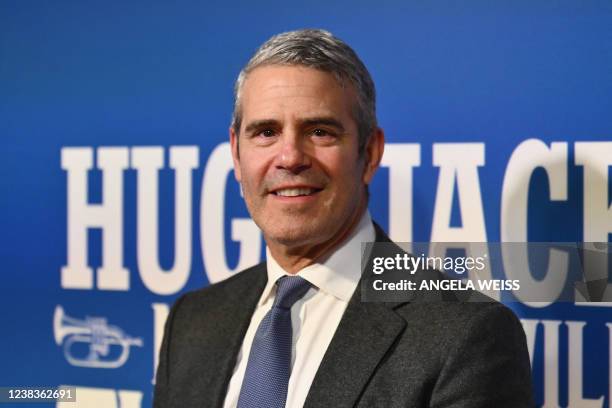 Television personality Andy Cohen arrives for the opening night of Broadway musical "The Music Man" at Winter Garden Theater in New York City on...