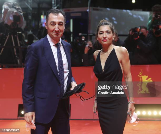 German Minister of Food and Agriculture Cem Oezdemir and his wife Pia Maria Castro arrive for the "Peter von Kant" premiere and Opening Ceremony...