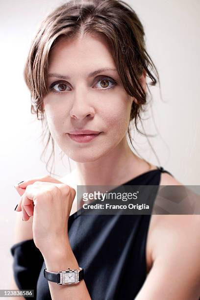 Actress/Filmmaker Olga Dihovichnaya poses during the "Twilight Portrait" portrait session during the 68th Venice Film Festival on September 4, 2011...