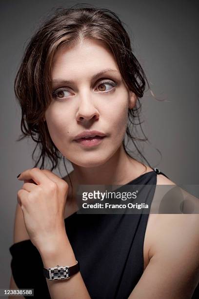 Actress/Filmmaker Olga Dihovichnaya poses during the "Twilight Portrait" portrait session during the 68th Venice Film Festival on September 4, 2011...