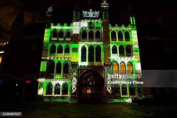 The Keys of Light, a grand piano that lights up London Guildhall designed by Mr Beam, kicks off The Mayors "Spring into London" season at The...