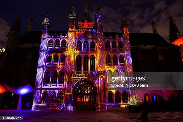 The Keys of Light, a grand piano that lights up London Guildhall designed by Mr Beam, kicks off The Mayors "Spring into London" season at The...