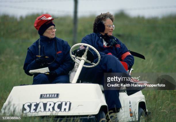 United States team captain Judy Bell looks on during the 1988 Curtis Cup at Royal St George's Golf Club on June 11, 1988 in Sandwich, England.