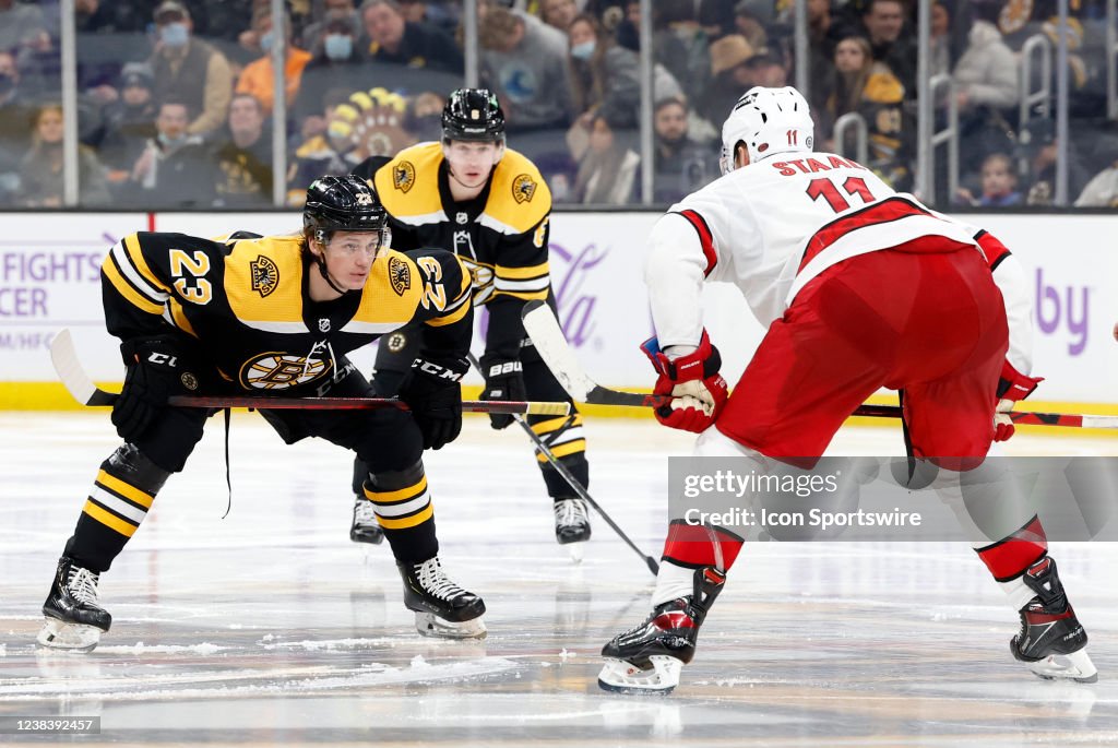 NHL: FEB 10 Hurricanes at Bruins