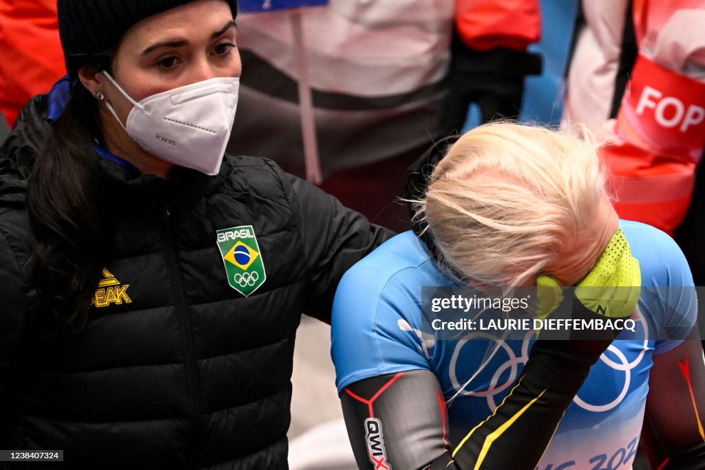 Nicole Rocha Brazilian Nicole Rocha Silveira and Belgian skeleton athlete Kim ...