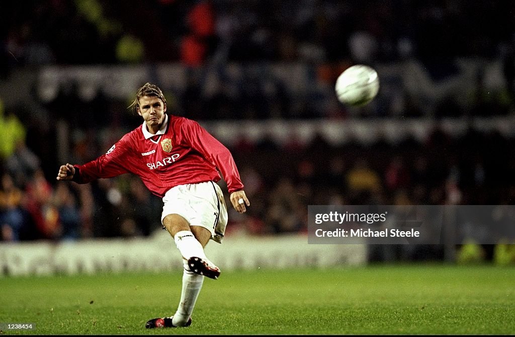 David Beckham of Manchester Utd