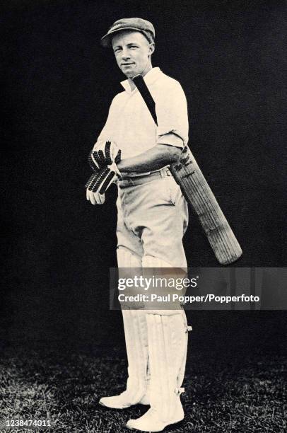 Australian cricketer Don Bradman, circa 1929.