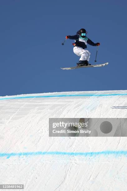 Winter Olympics: USA Darian Stevens in action during Women's Big Air Final at Big Air Shougang. Beijing, China 2/8/2022 CREDIT: Simon Bruty