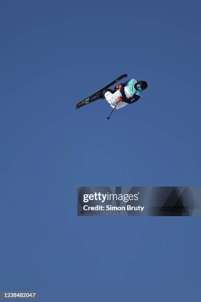 Winter Olympics: USA Darian Stevens in action during Women's Big Air Final at Big Air Shougang. Beijing, China 2/8/2022 CREDIT: Simon Bruty